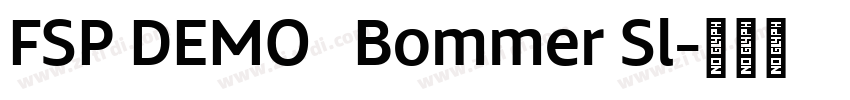 FSP DEMO   Bommer Sl字体转换